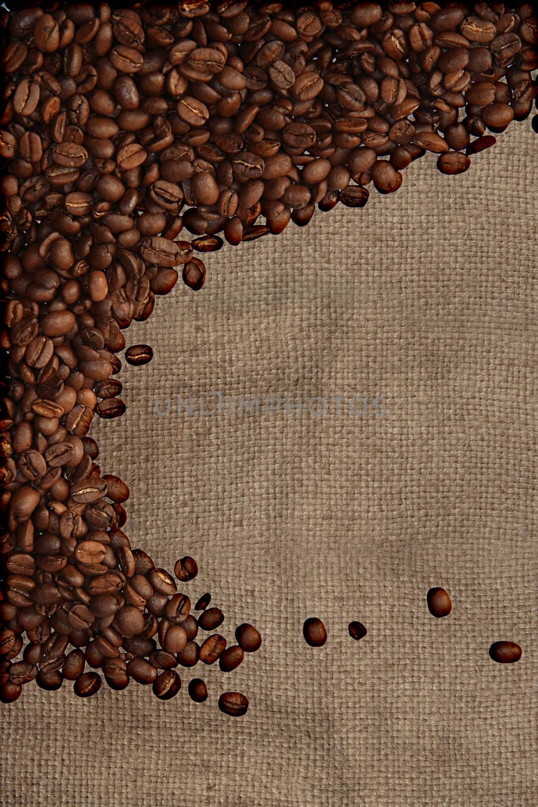 Coffee beans background