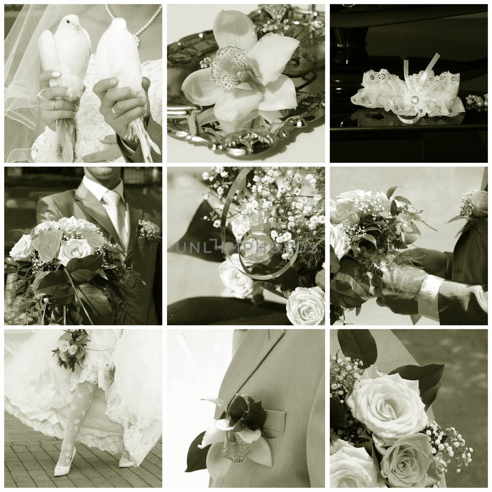 Wedding collage