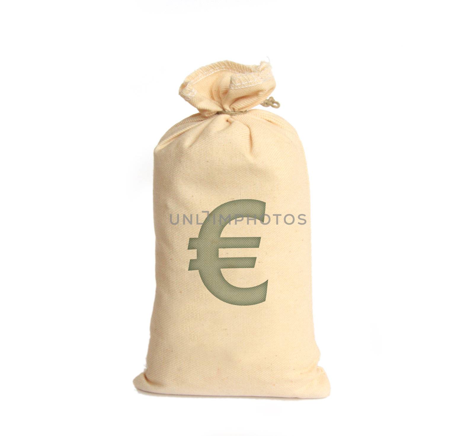 Money bags on white by Kudryashka