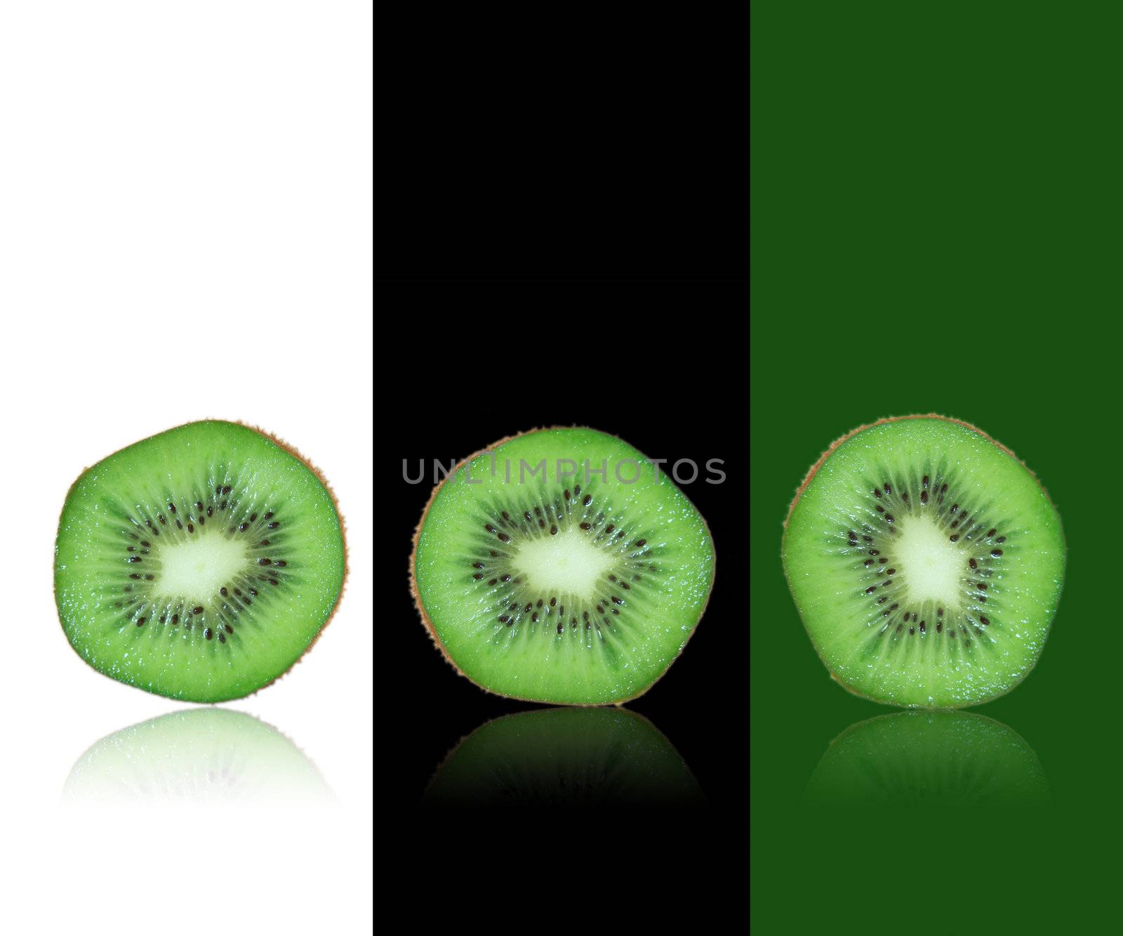 Green kiwi background