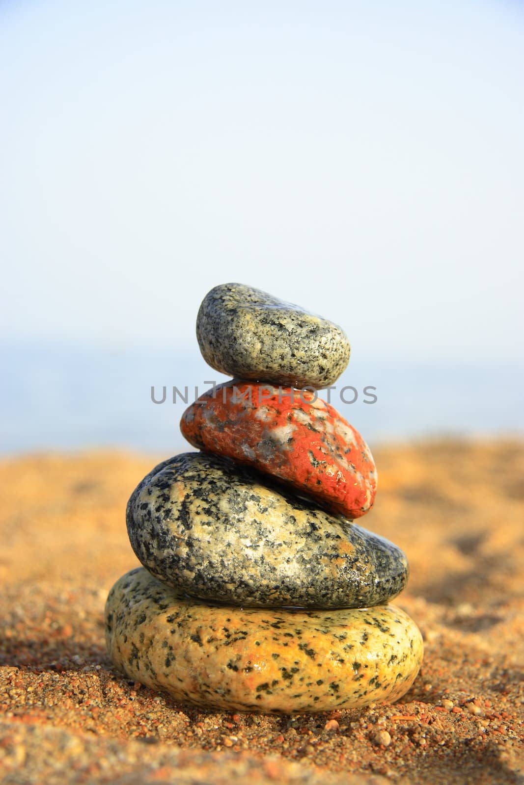 Stones on the seashore