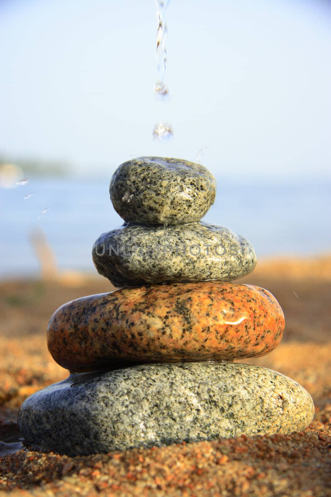 Stones on the seashore