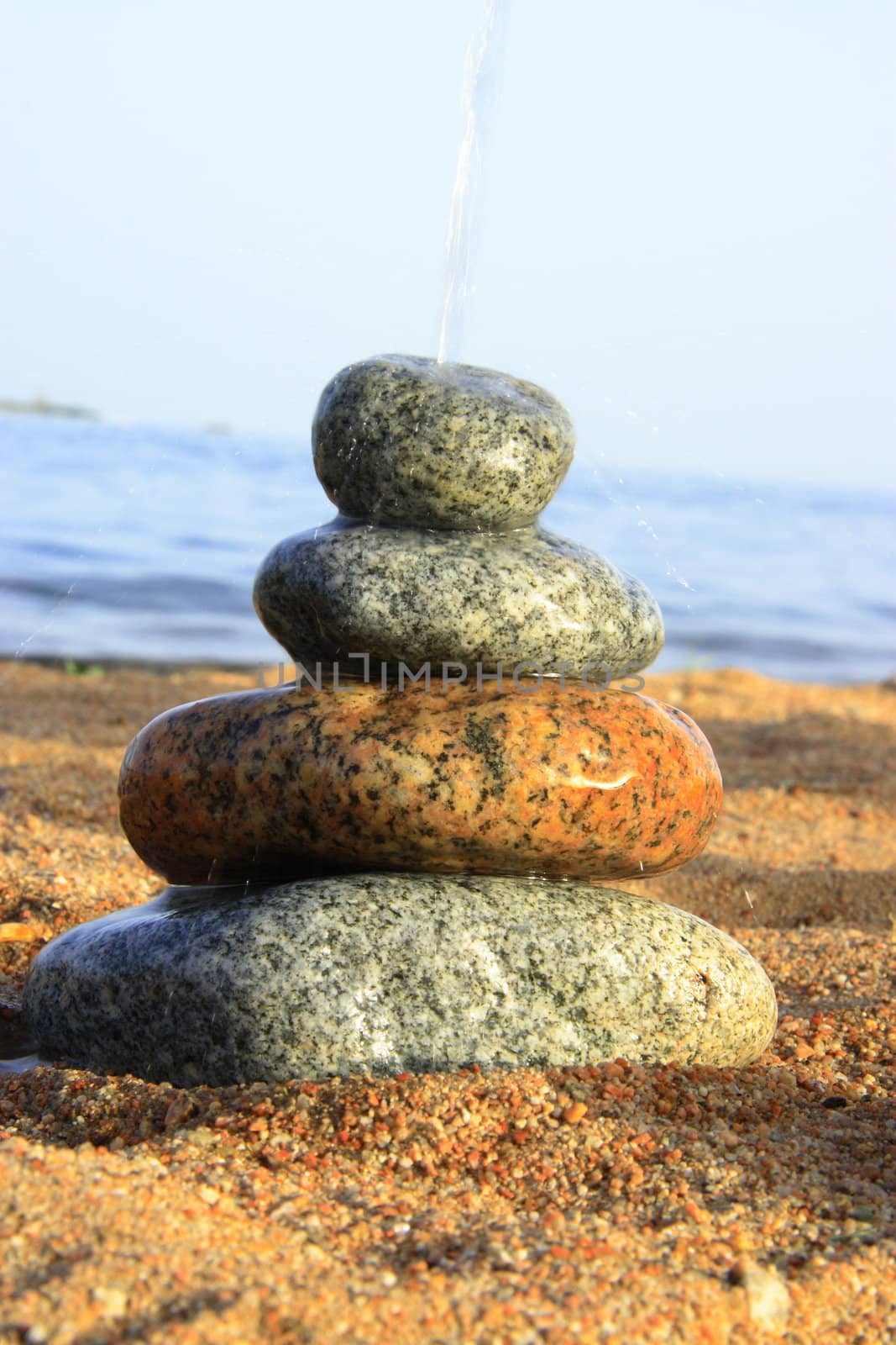 Stones on the seashore