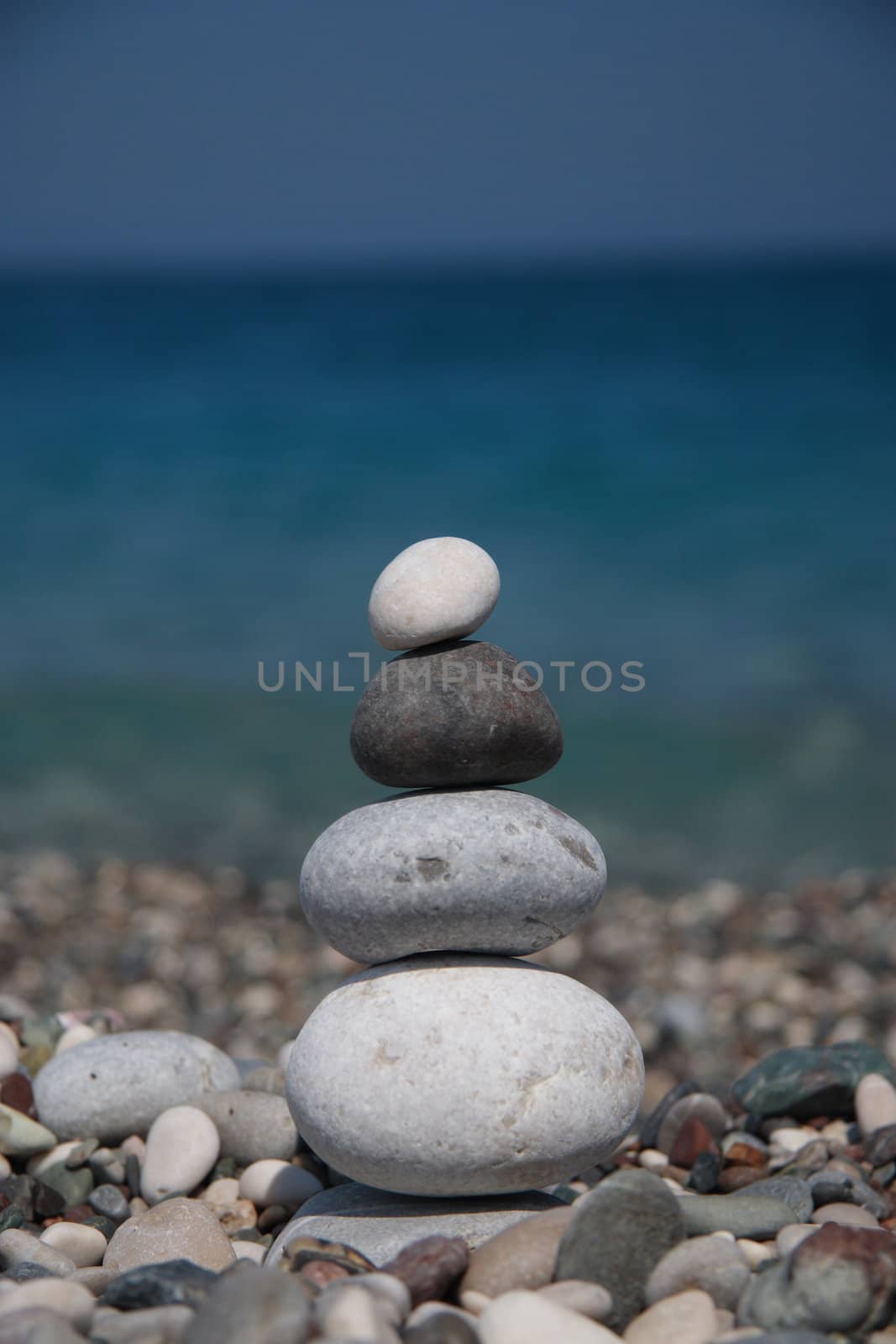 Stones on the seashore