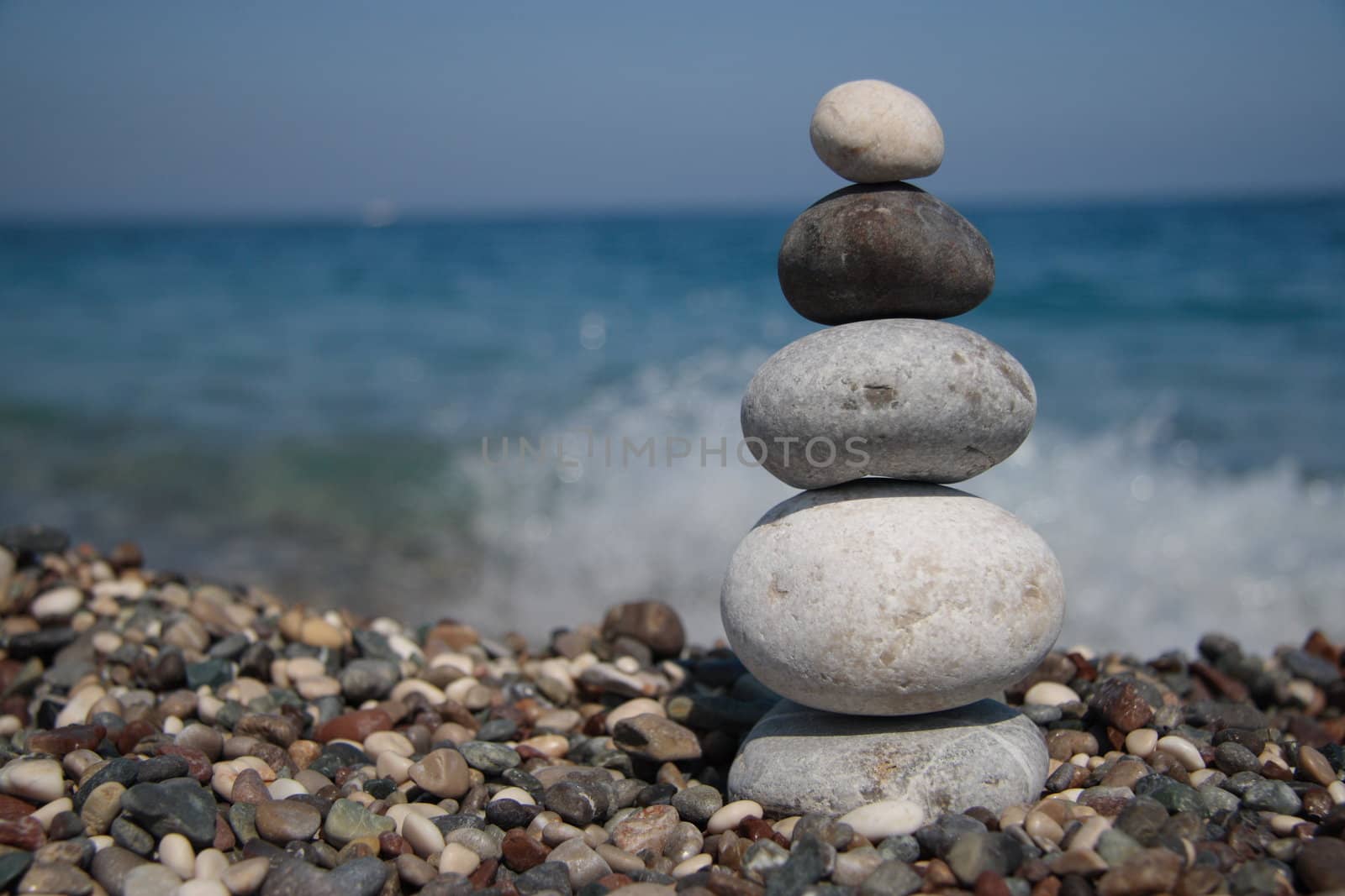 Stones on the seashore