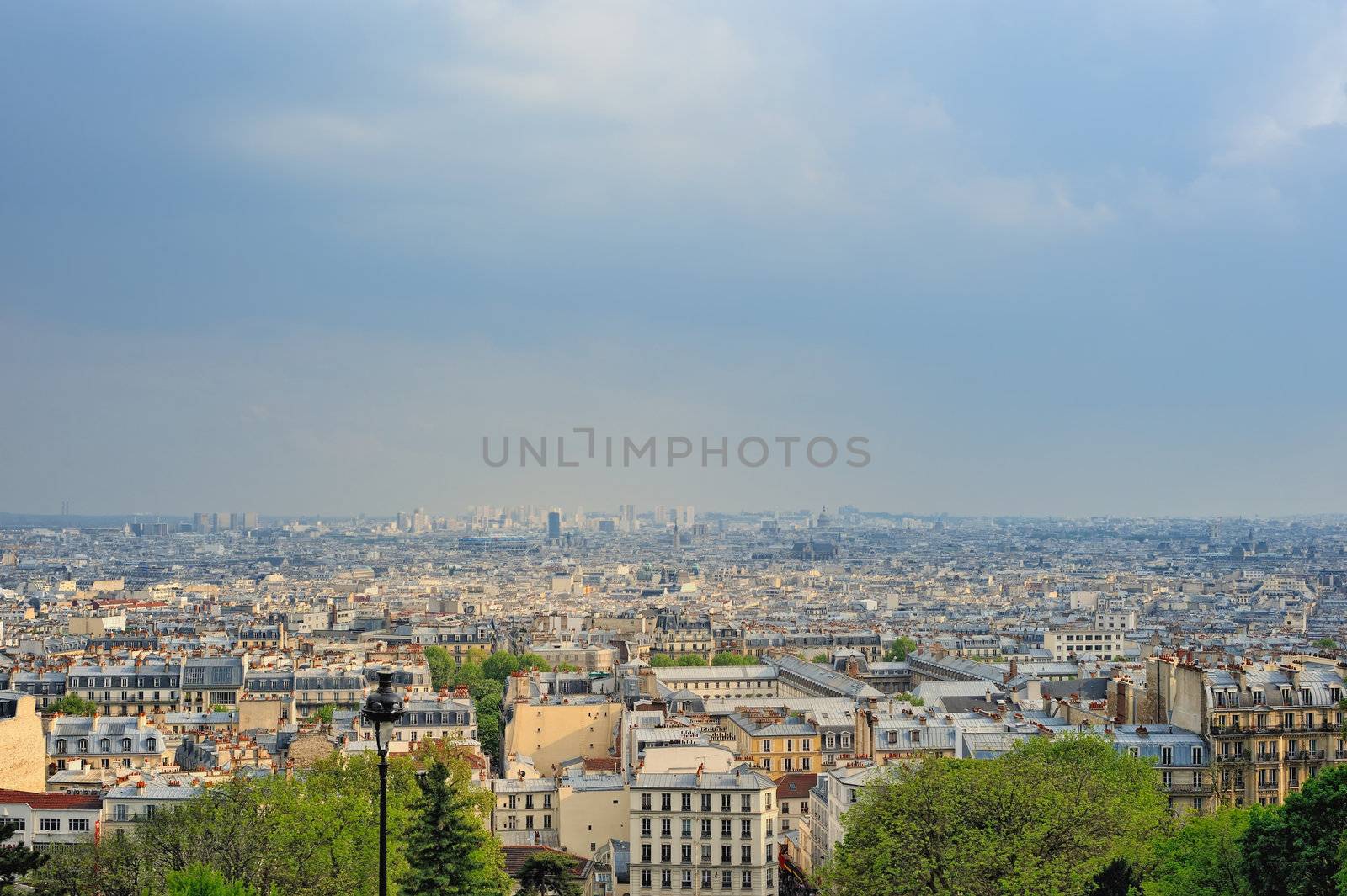 View of the Paris from the Sacre Coeur