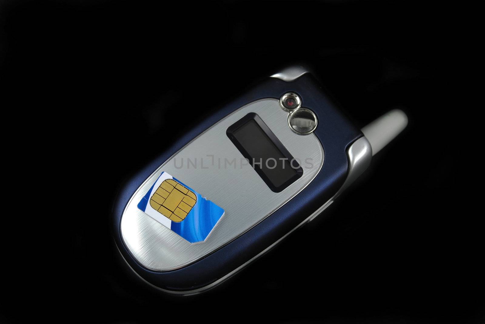 stock pictures of the components for a typical cell phone