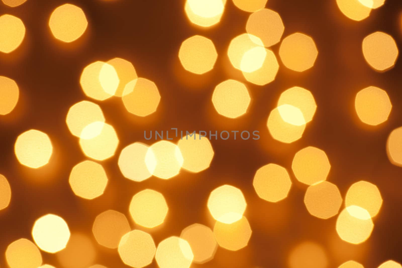 Blurred lights background. Yellow, orange and white spots. aRGB.