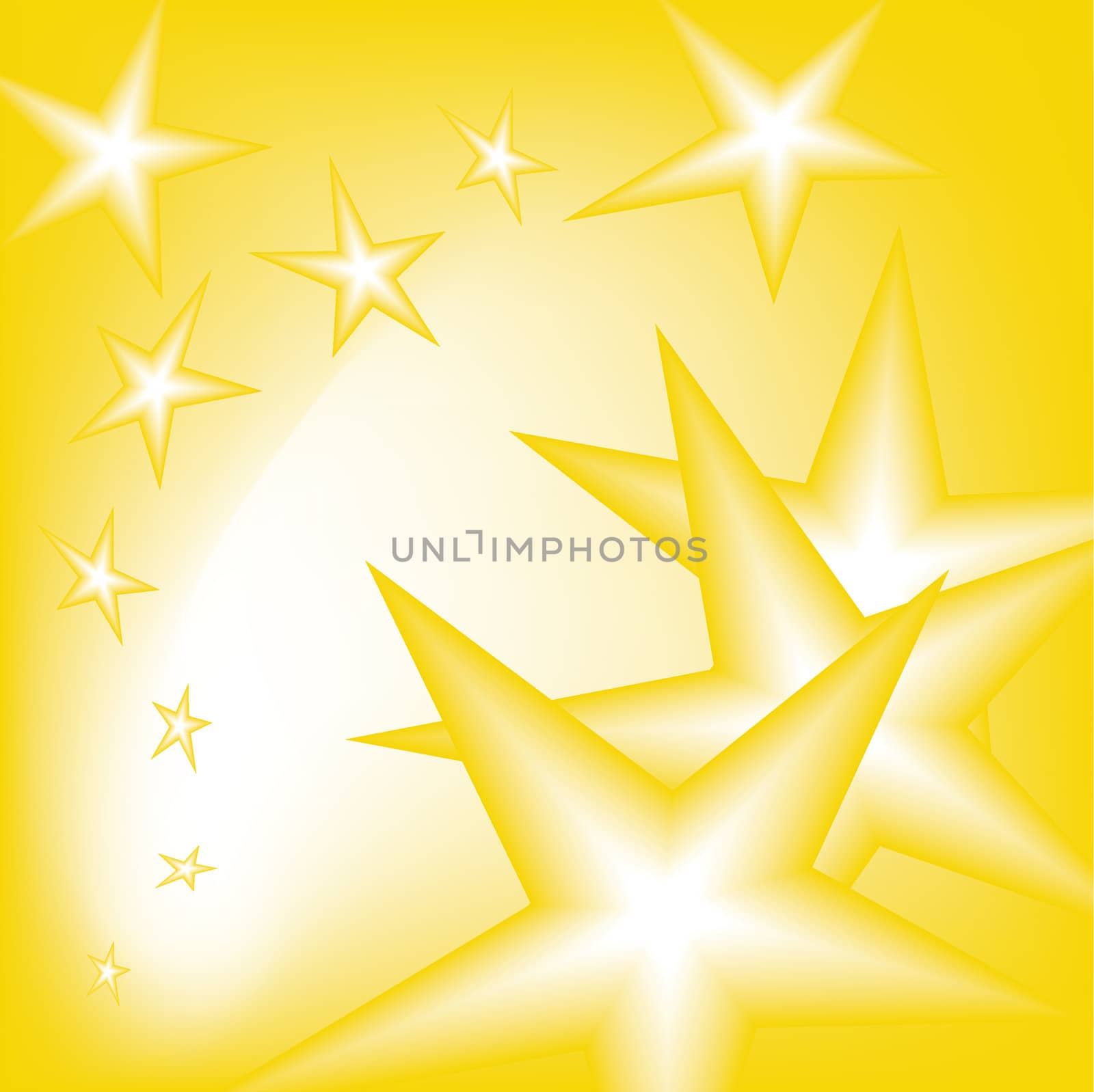 falling stars from the sky in yellow
