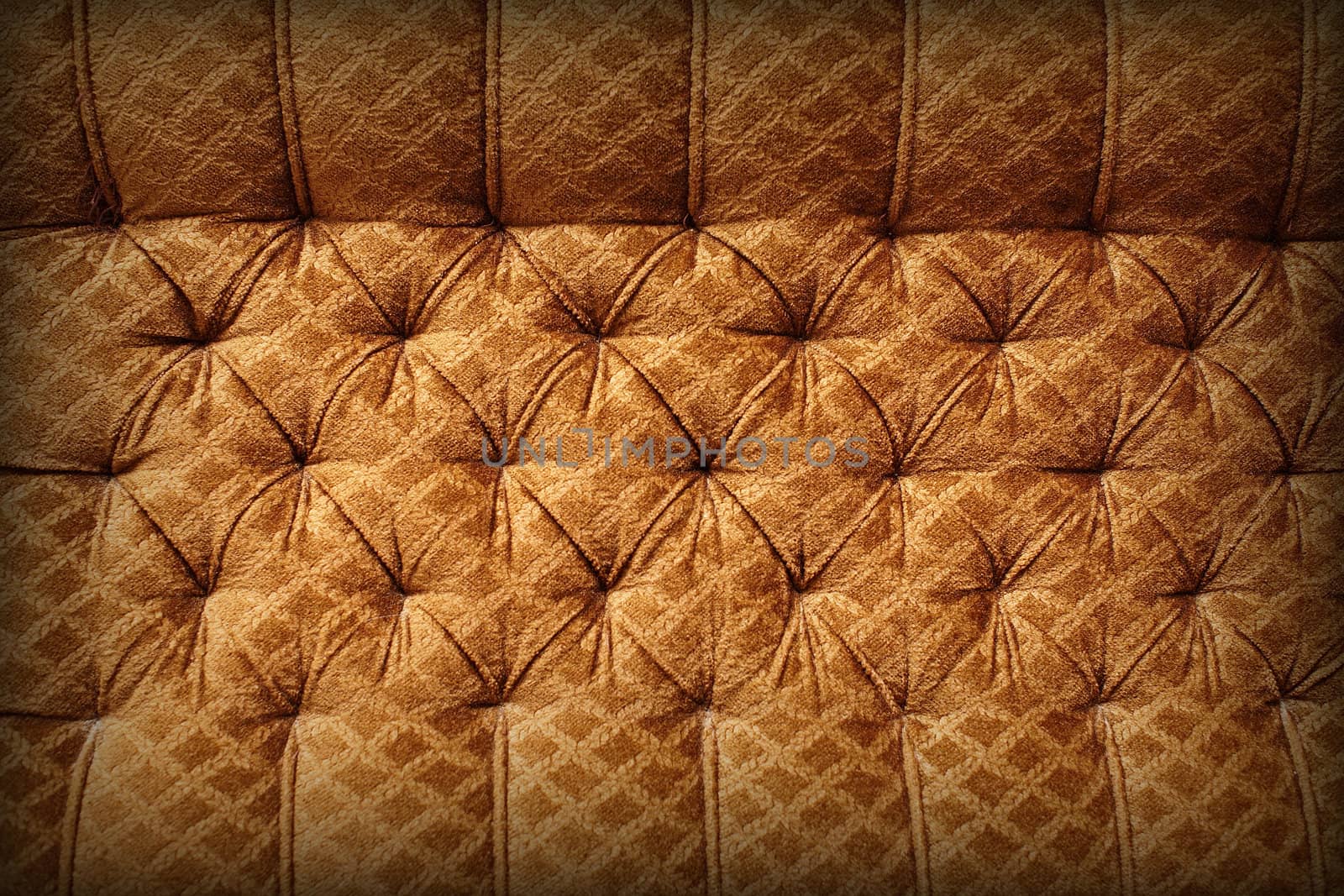 Brown upholstery - retro background by pzaxe