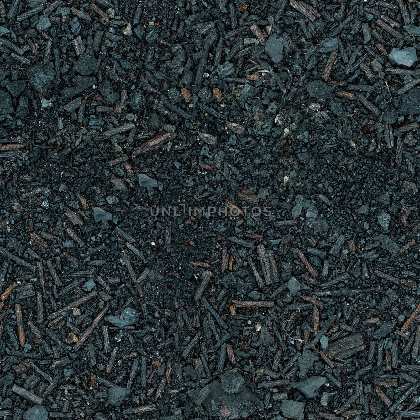 Ground covered with ash and rust - seamless texture by pzaxe