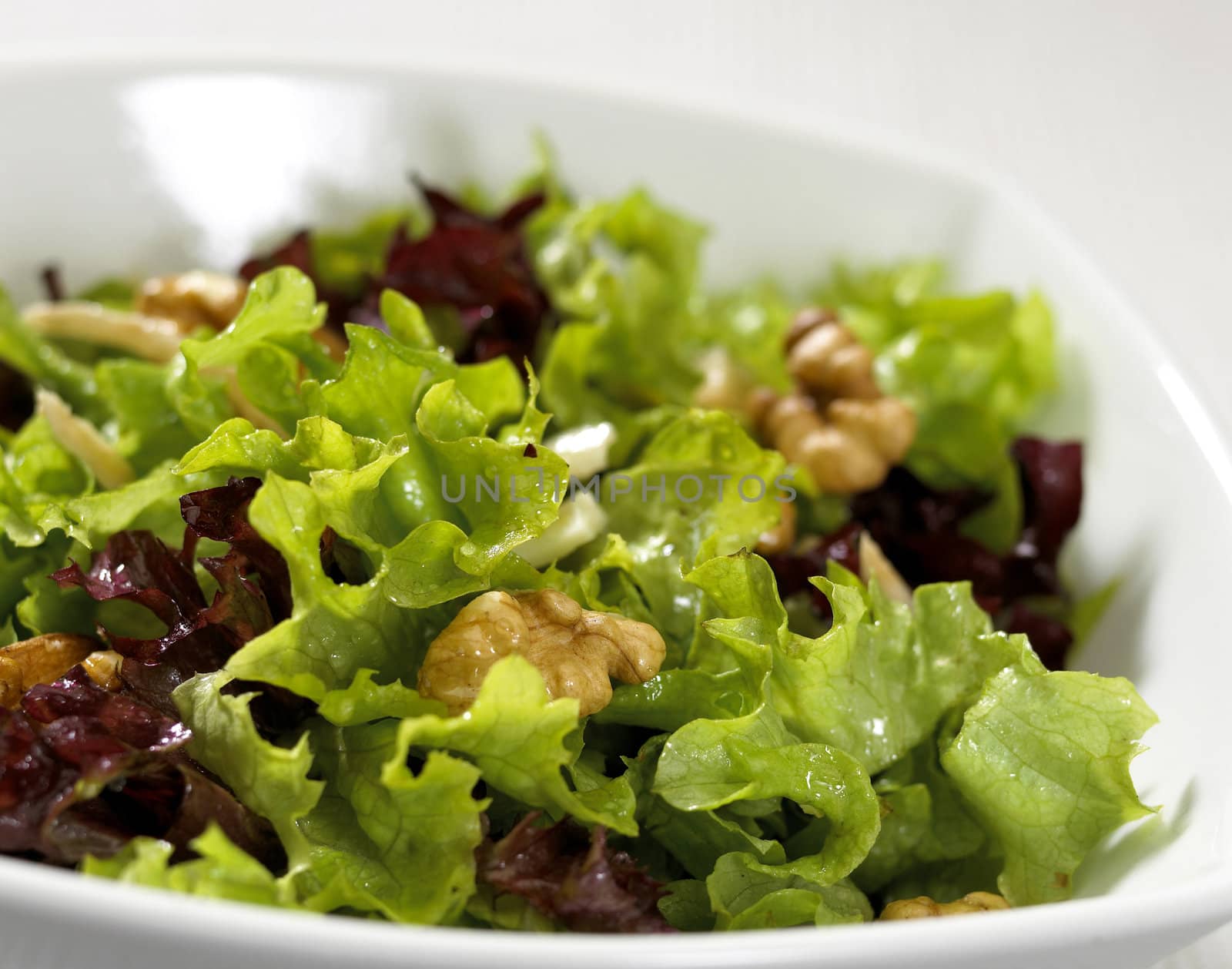 roman trevisan nuts salad ready for eat