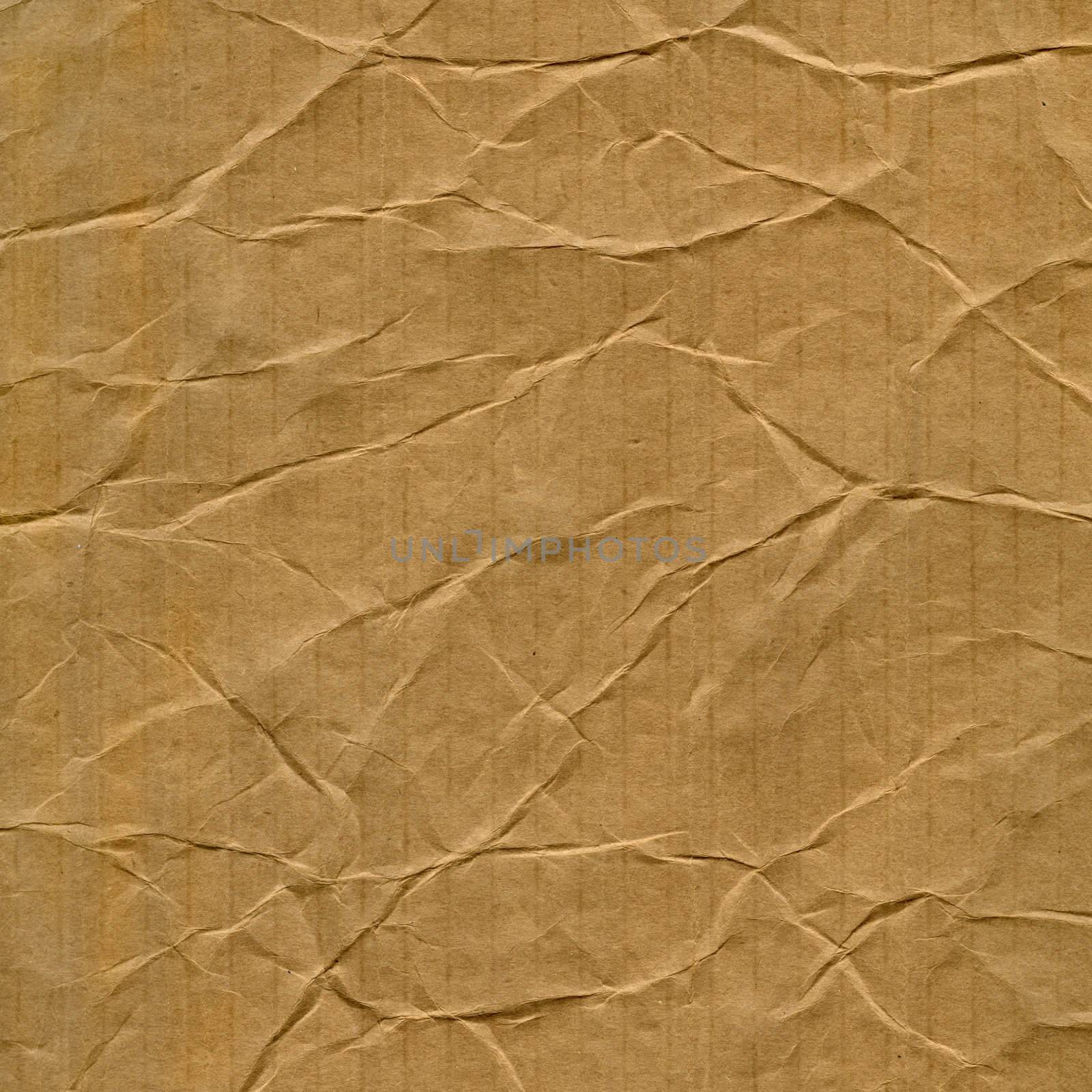 grunge, crumpled, wrinkled and creased cardboard high resolution background