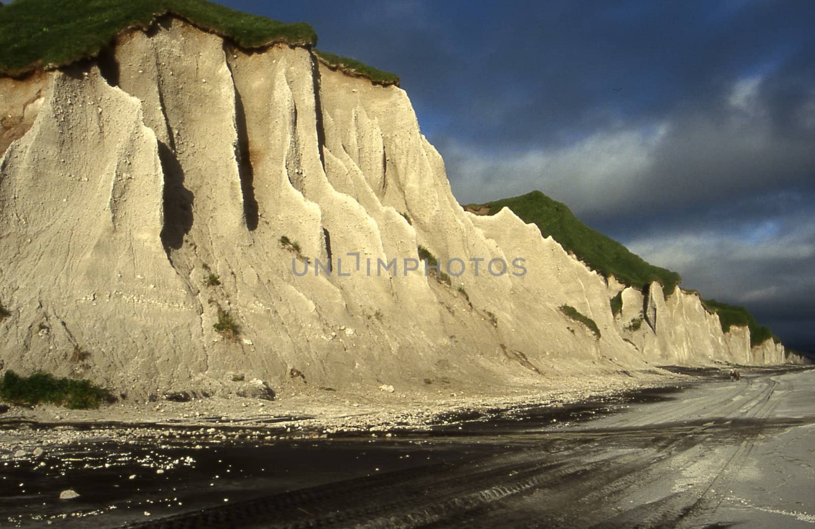 Landscapes of Sakhalin, sand rock