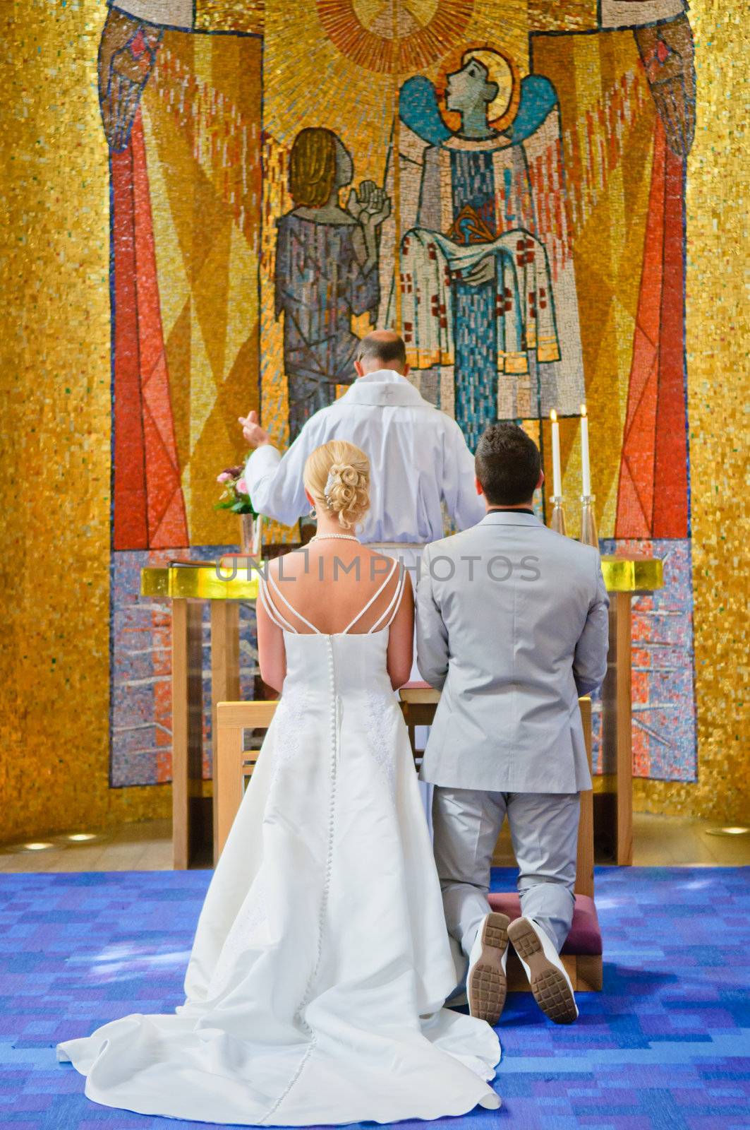He and she in a church by shivanetua