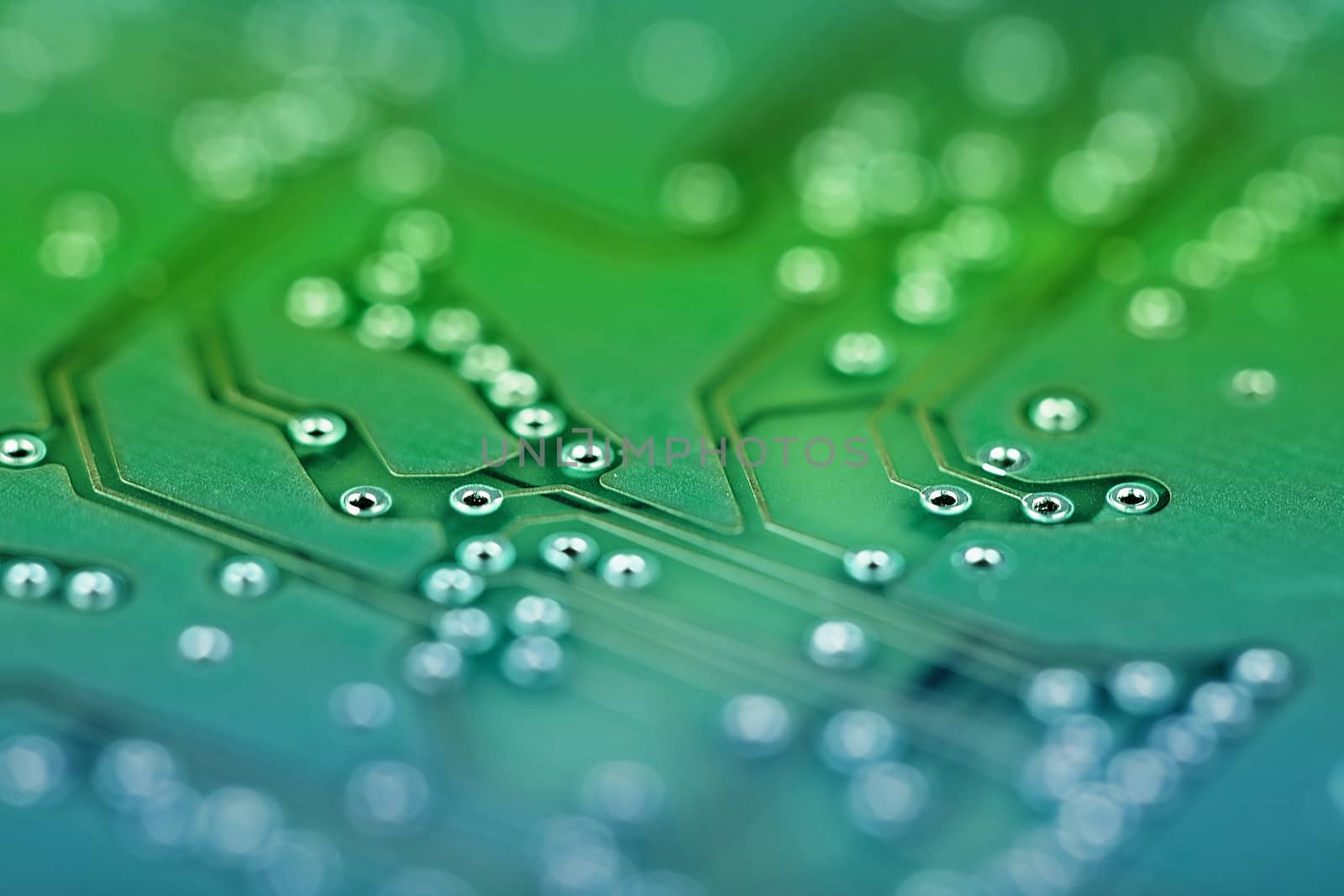 Circuit board - technological abstract background by pzaxe