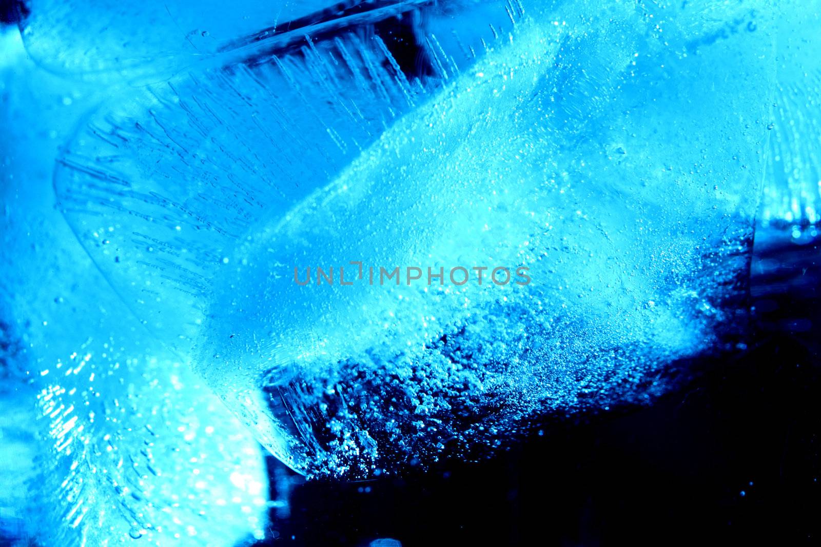 cold drink background on black