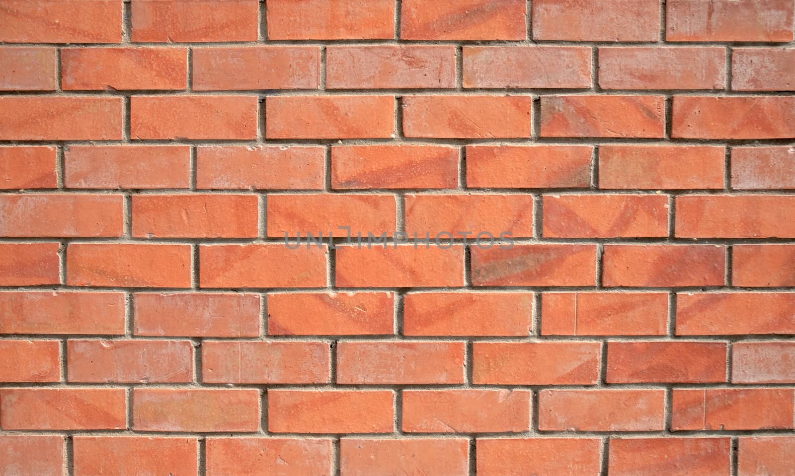 Red brick wall background.