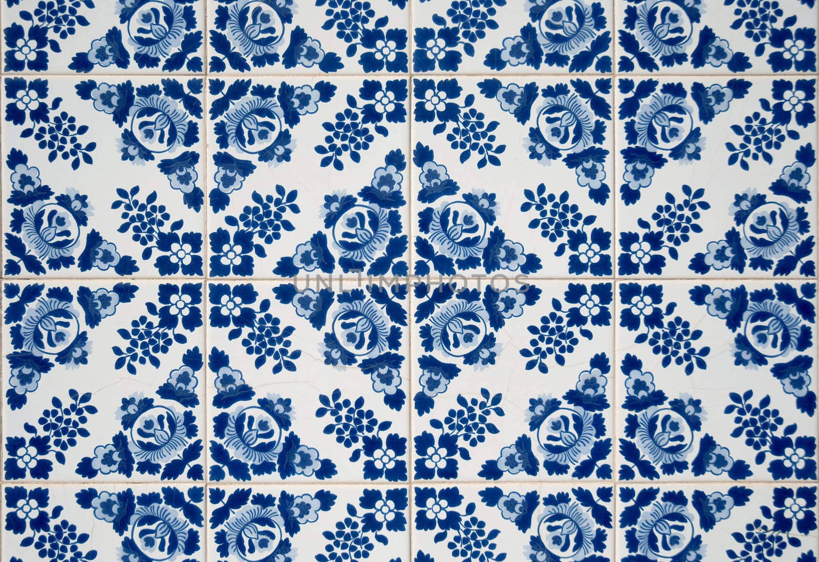 Ornamental old typical tiles from Portugal.