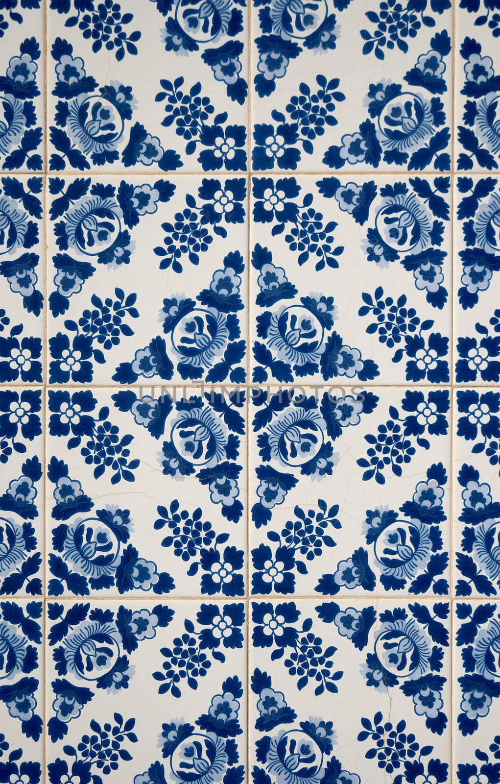 Ornamental old typical tiles from Portugal.