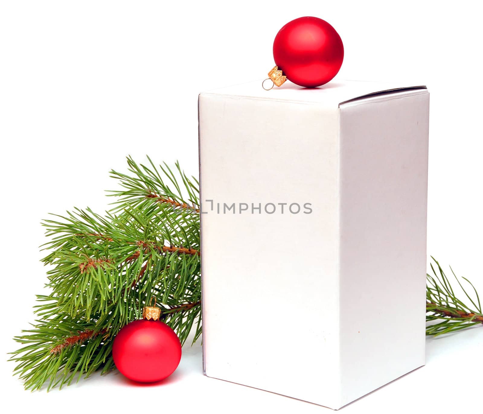 festive balls with gift box by inxti