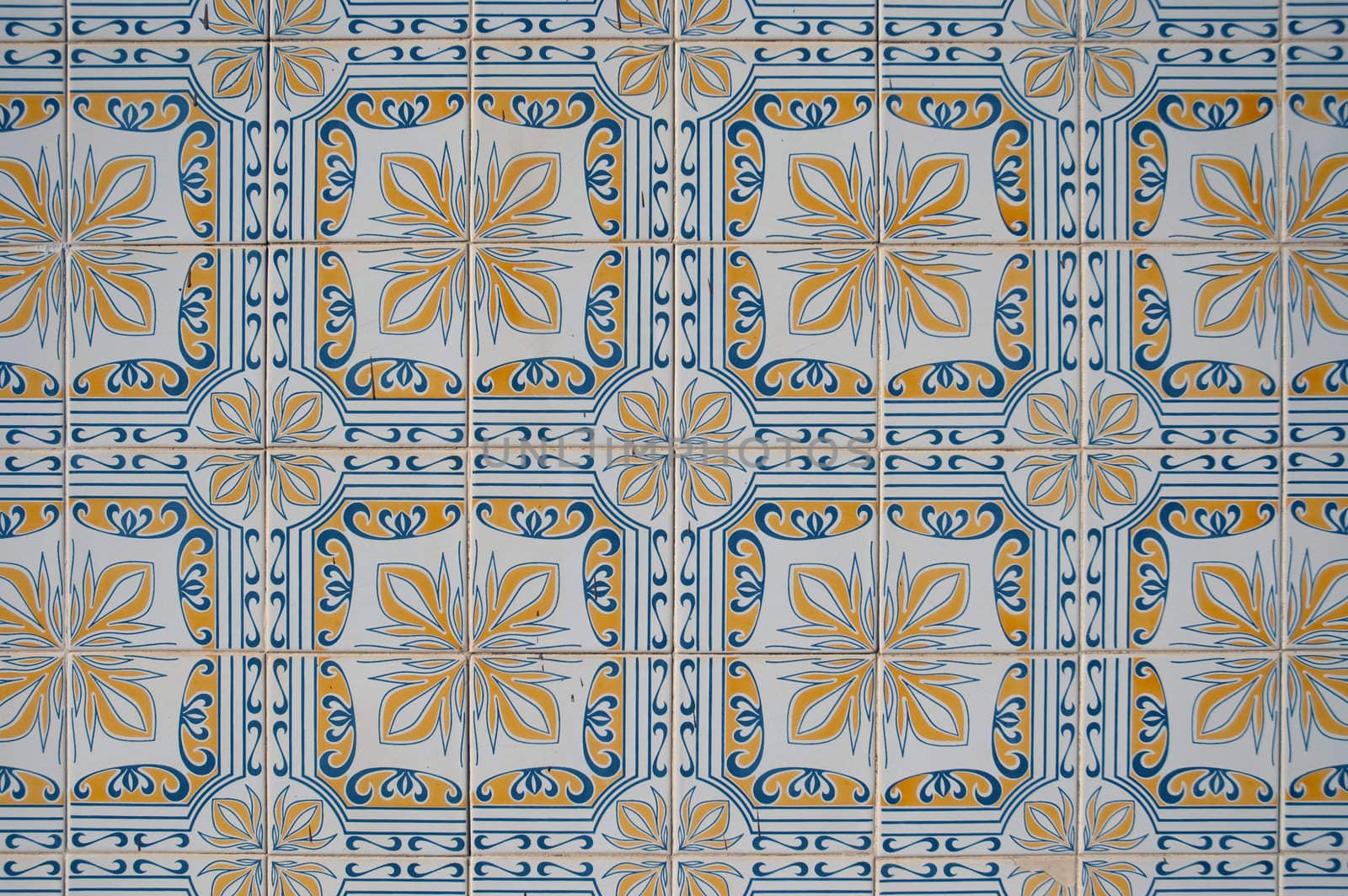 Ornamental old typical tiles from Portugal.