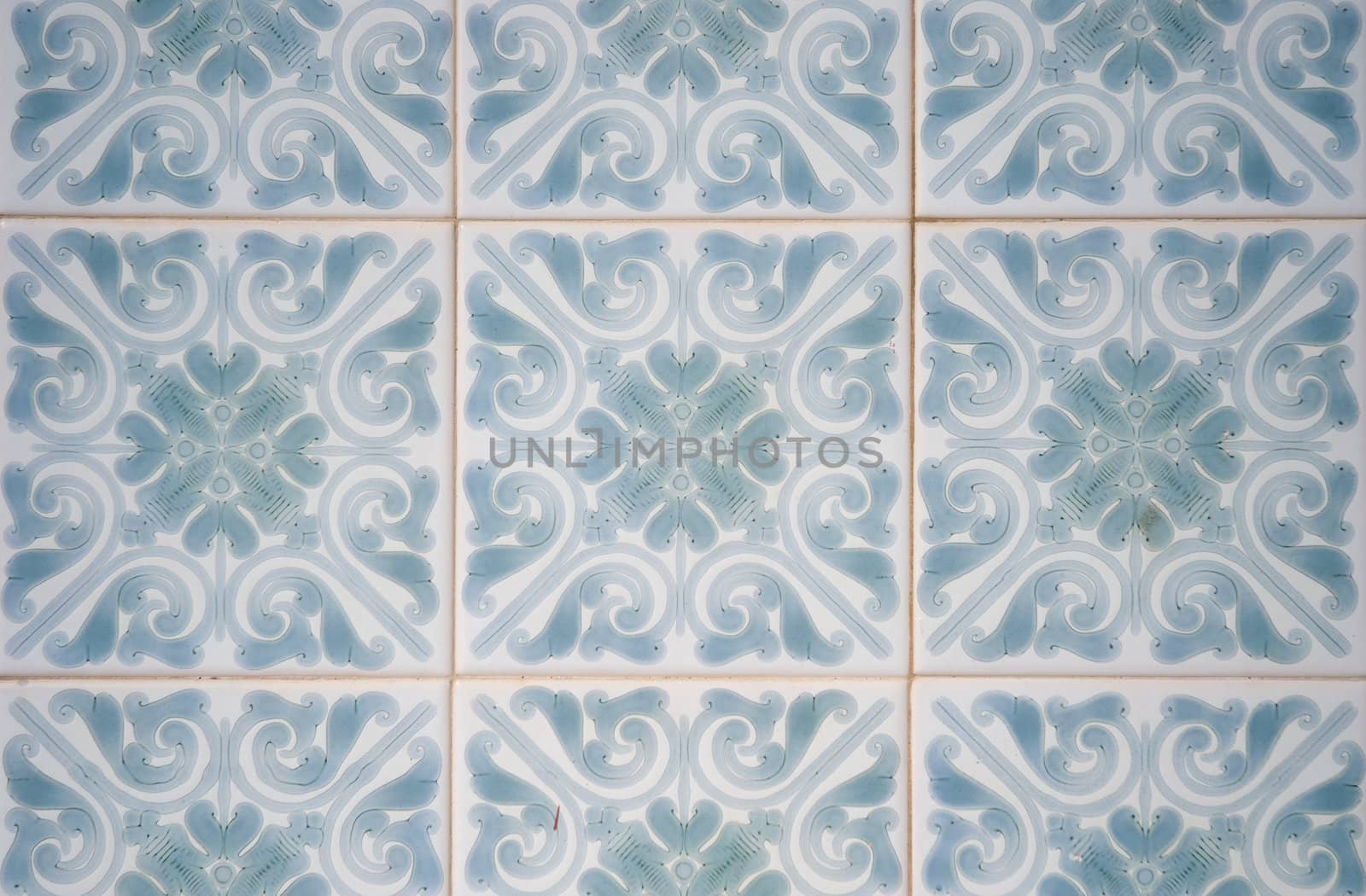 Ornamental old typical tiles from Portugal.