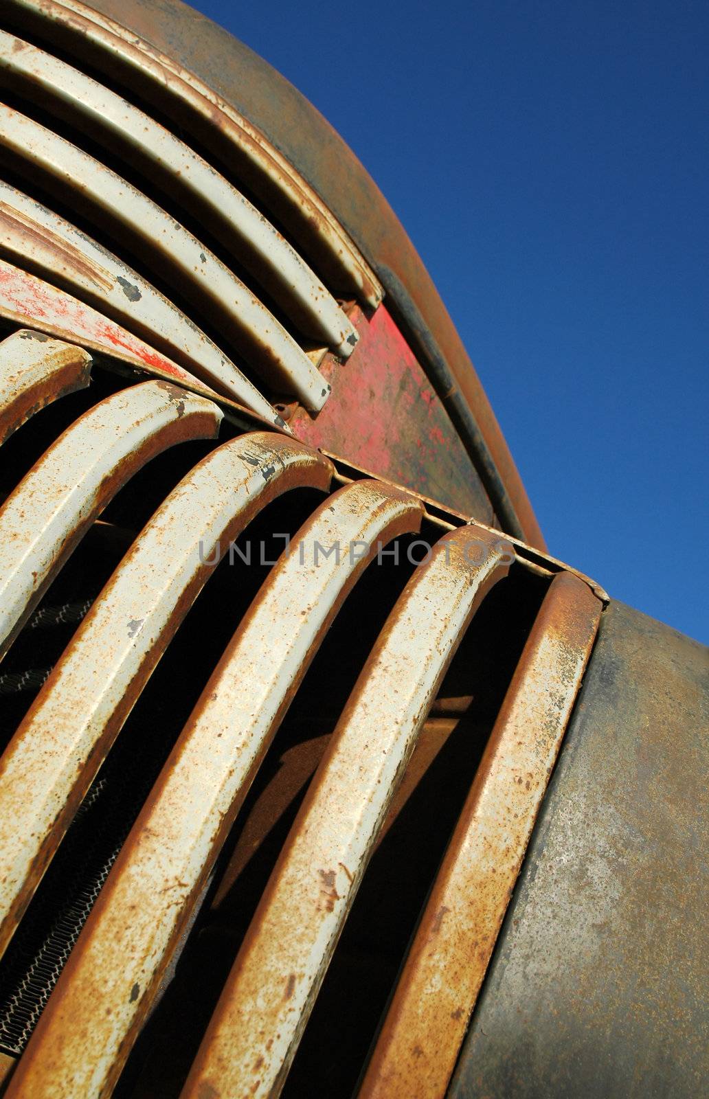 1950's rust bucket pick-up abstract