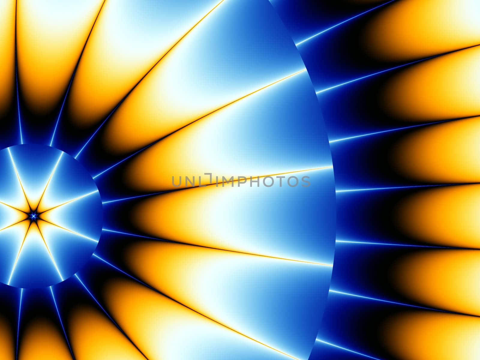 Fractal background with radial pattern