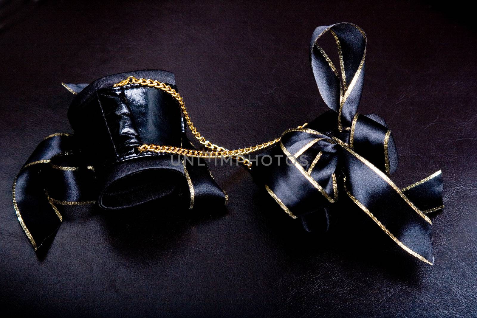 Leather handcuffs by mihhailov