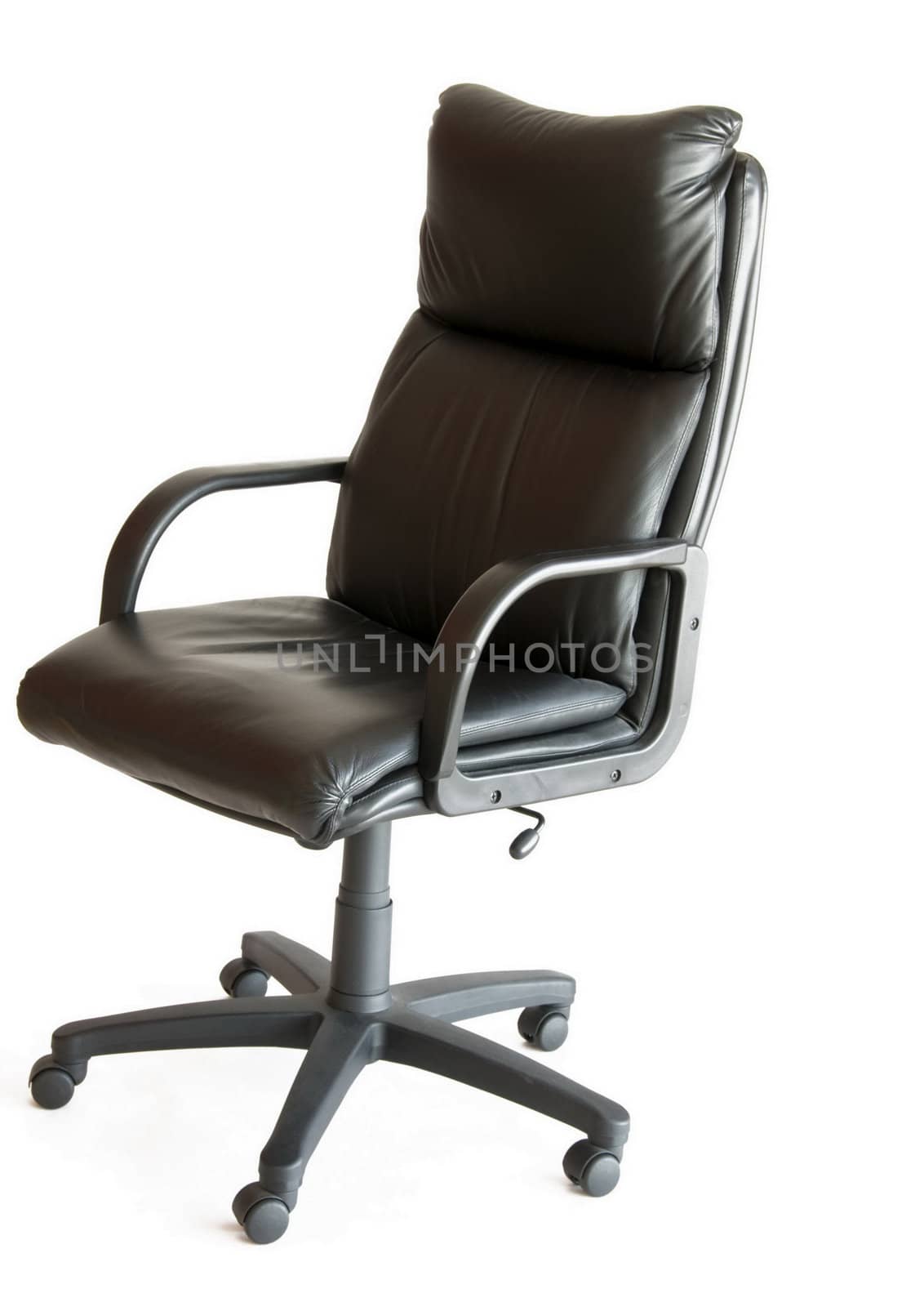 leather chair for office on a white background