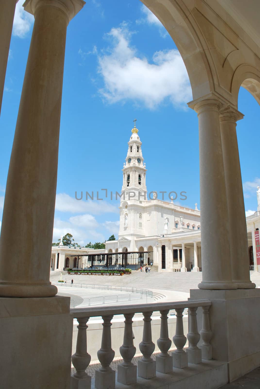 View of the Sanctuary of Fatima, in Portugal by luissantos84