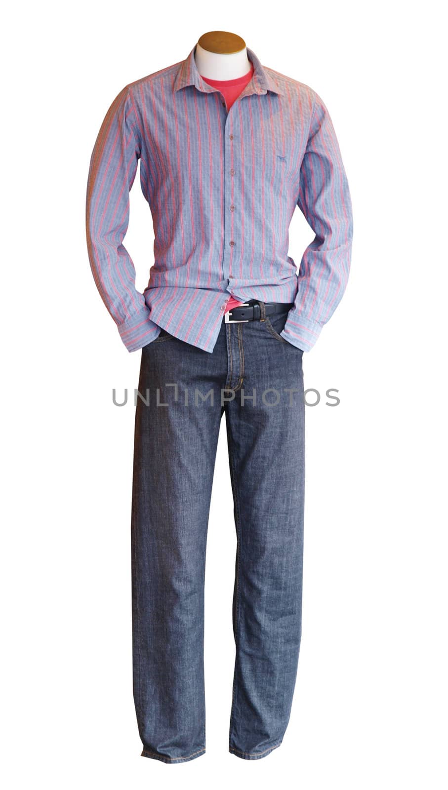 Male Mannequin isolated with clipping path        