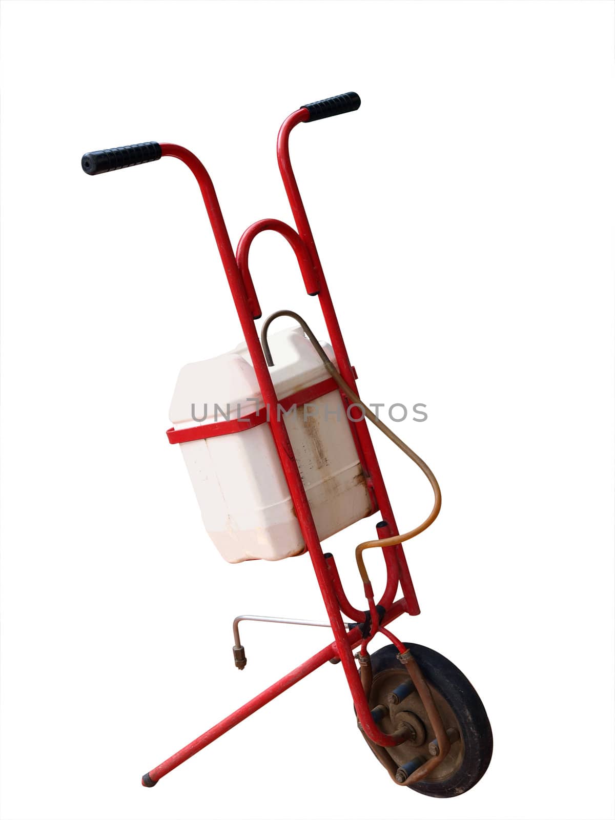 Weed Sprayer isolated with clipping path           