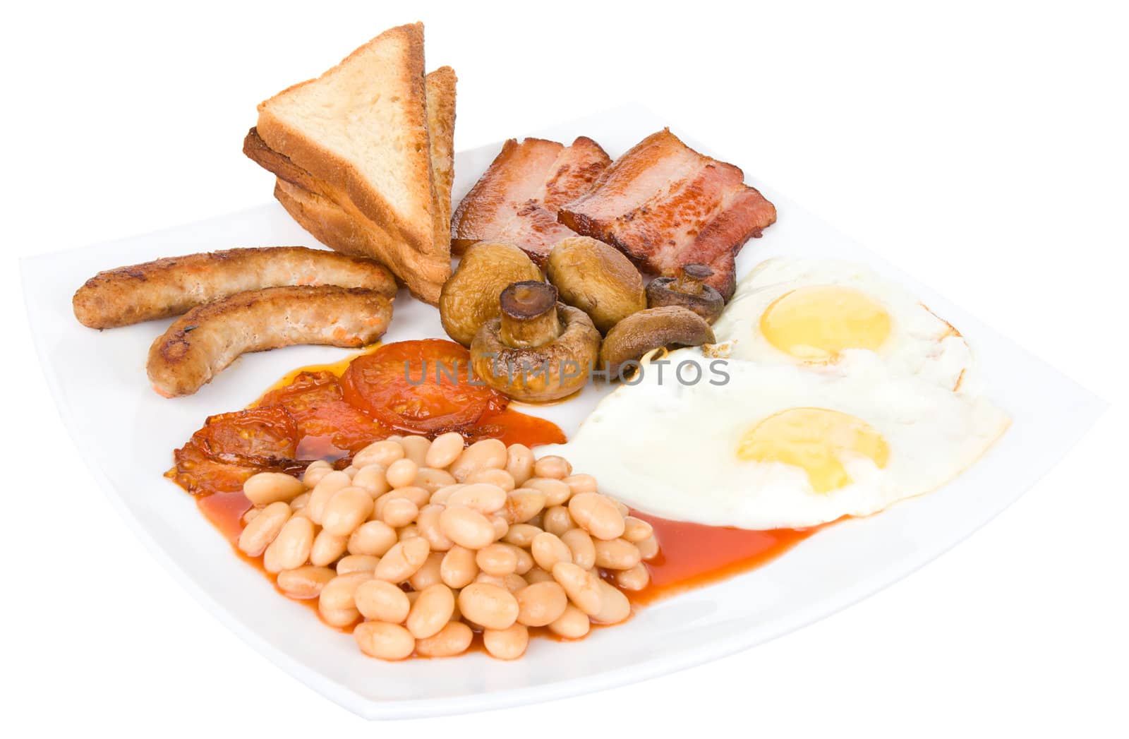 traditional english breakfast by Alekcey