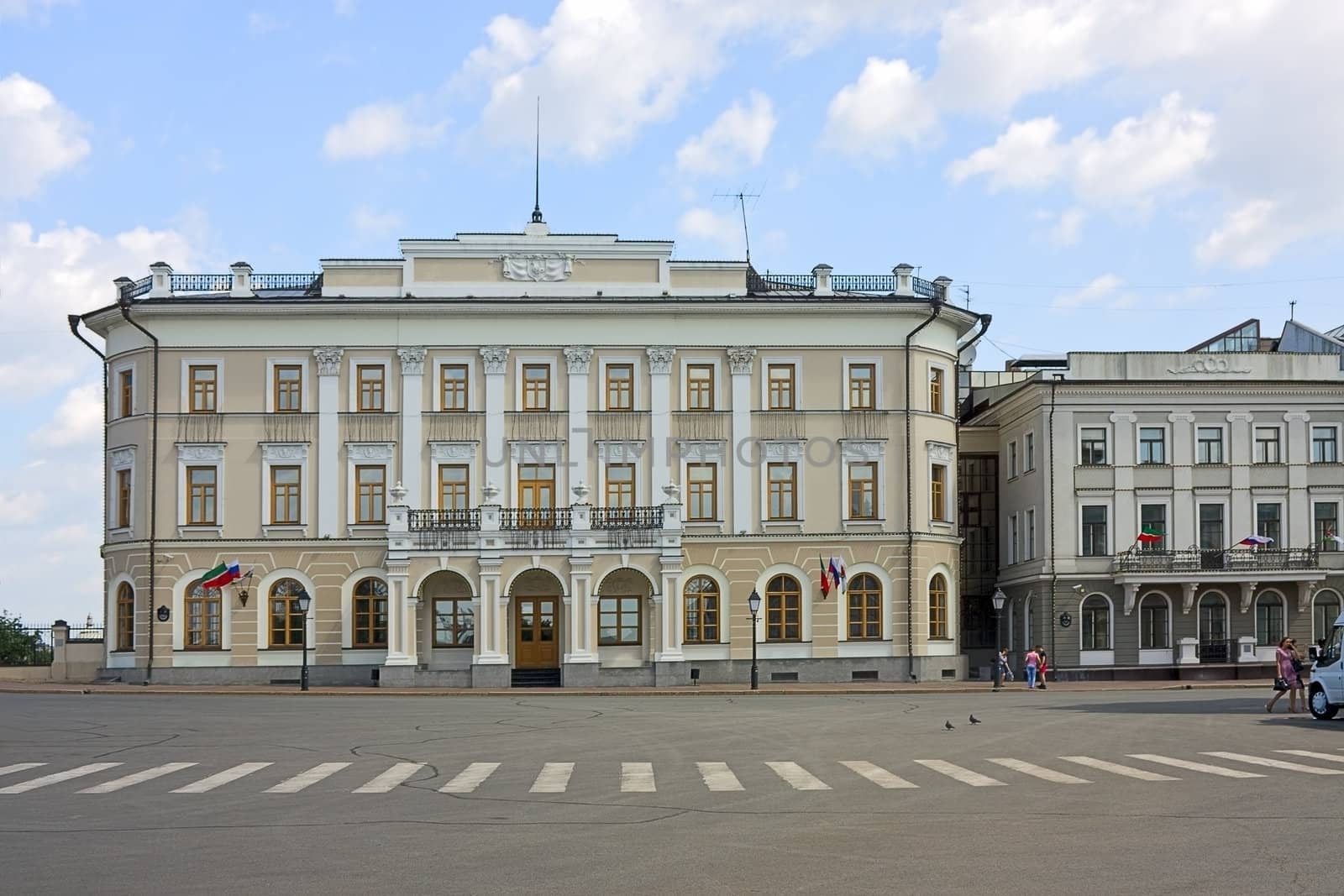 Building of  National Museum of Tatarstan in Kazan, Russia.