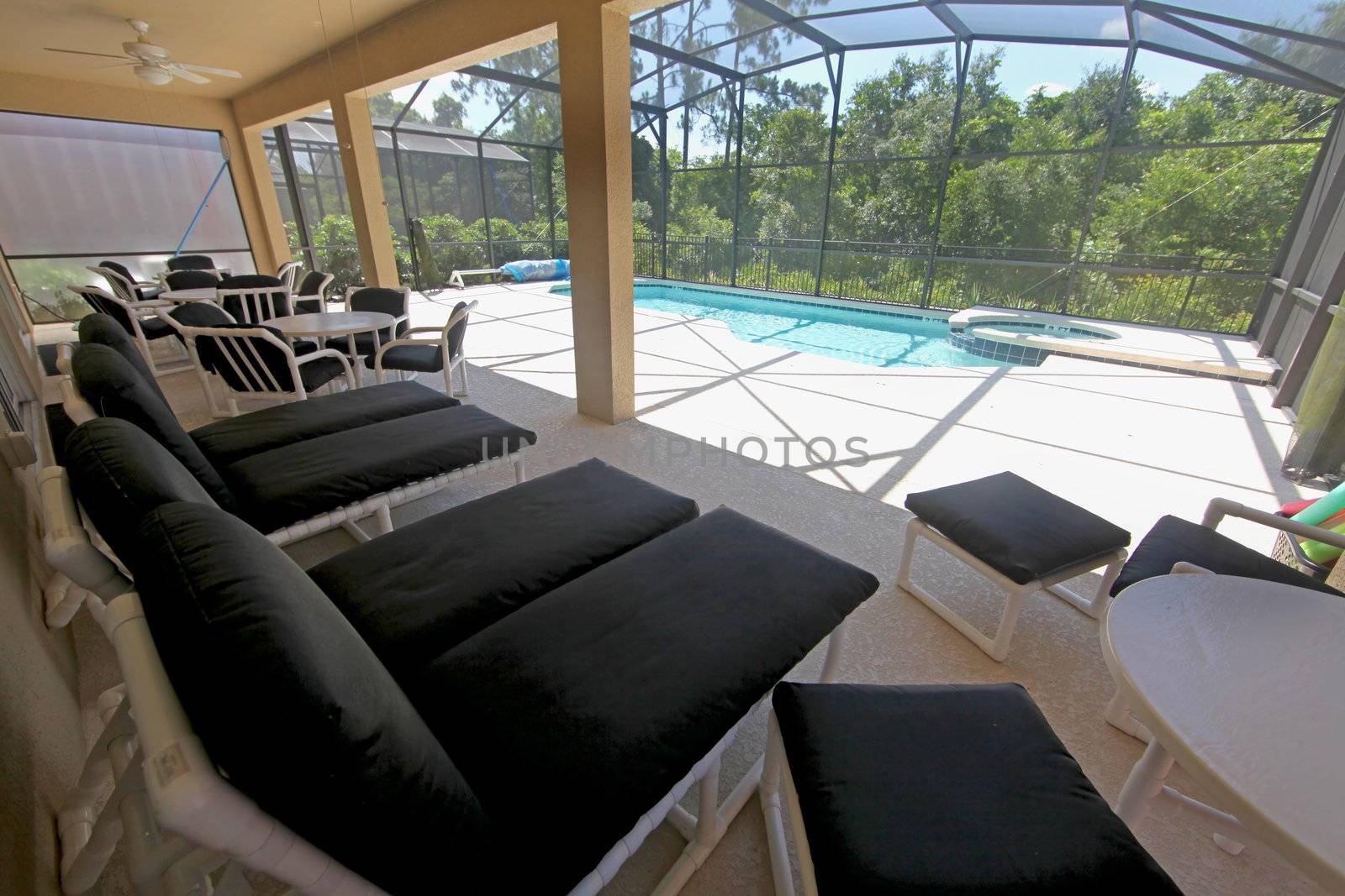 A Lanai, Swimming Pool and Spa in Florida