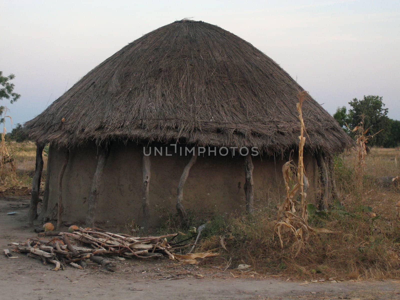 traditional african hut in Cameroon