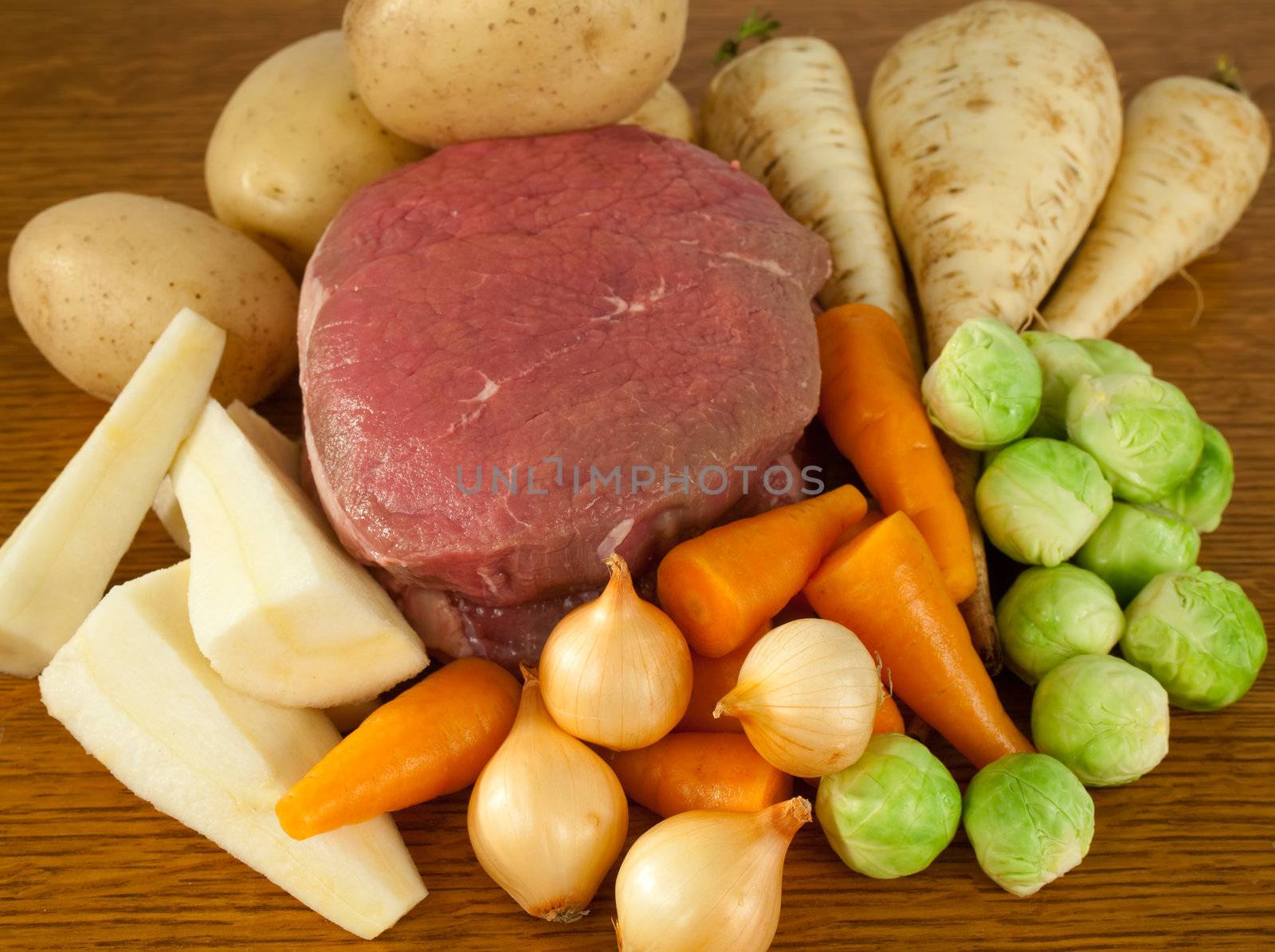 Beef and vegetables by Clivia