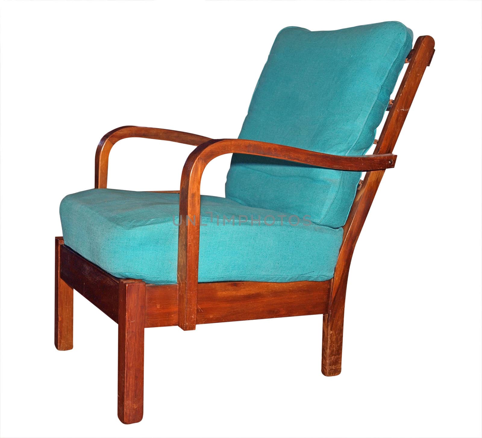 Antique Chair isolated with clipping path           