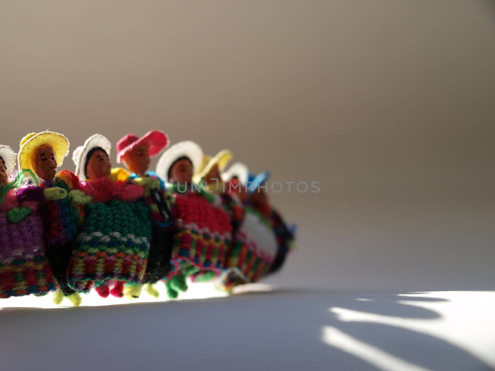 Toy andean dancers by Alminaite