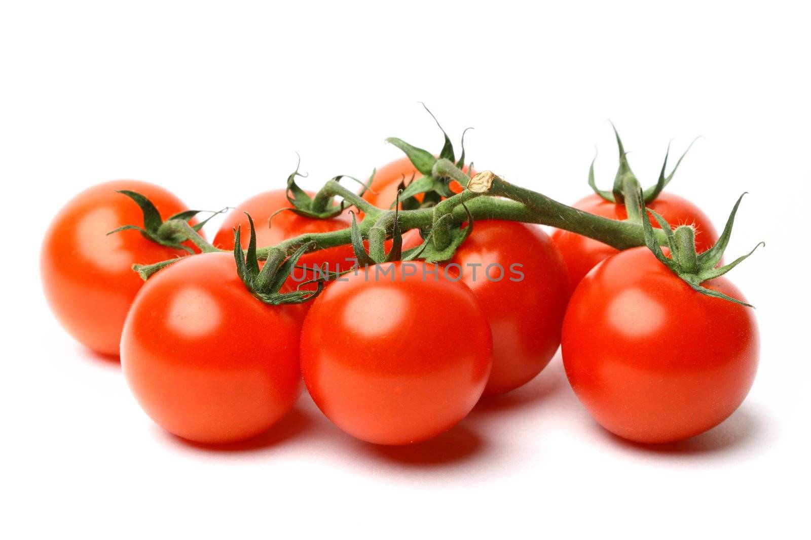 cherry tomato isolated on white background