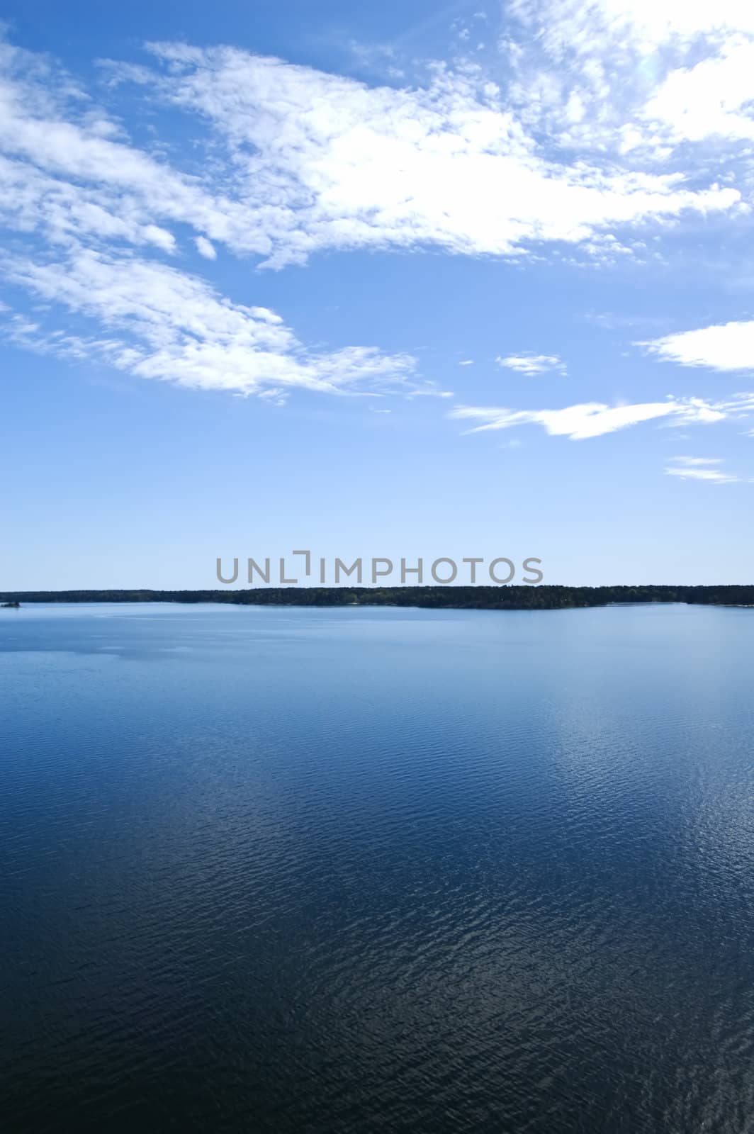 Swedish archipelago in summer day