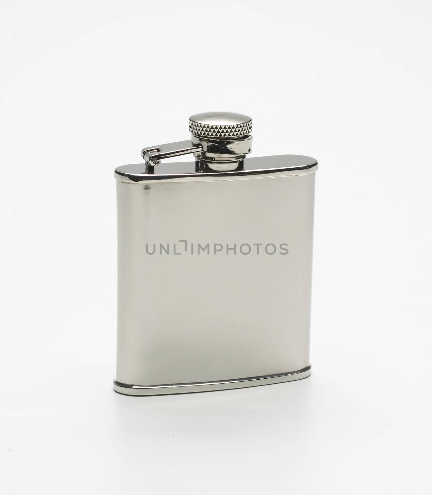 hipflask isolated on white