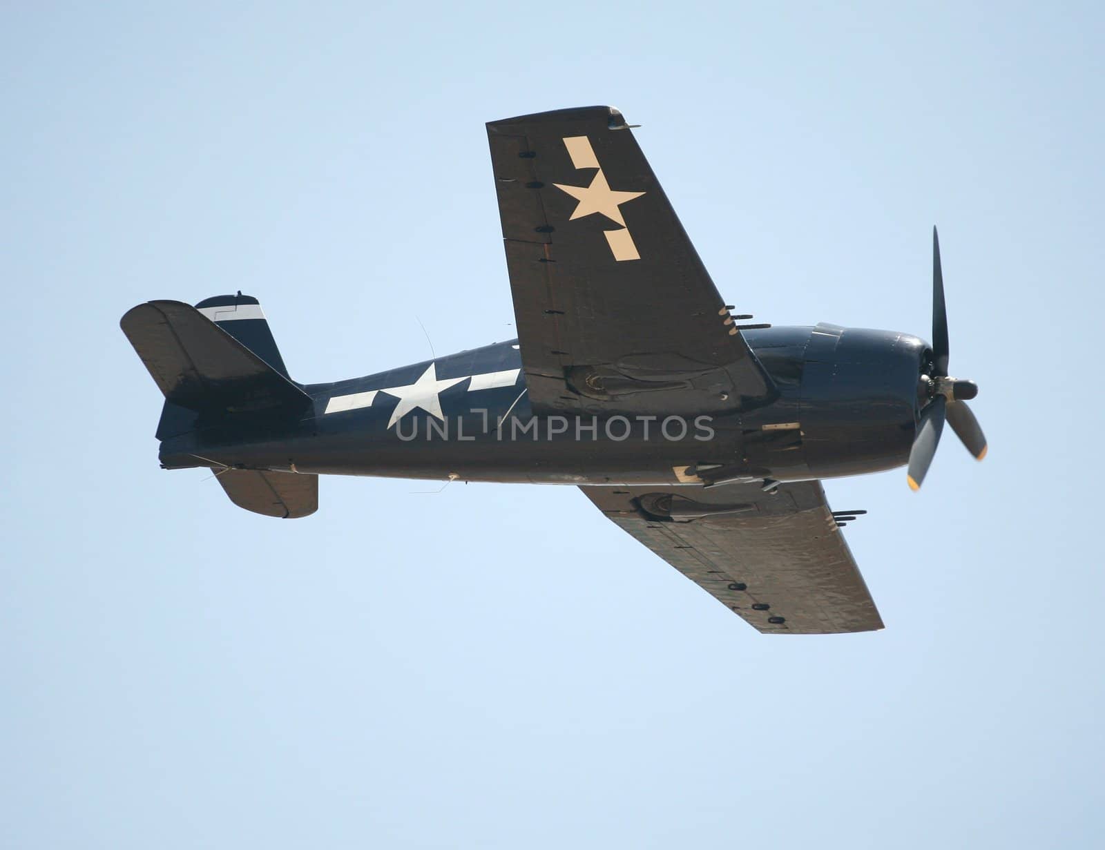 American World War II fighter plane or airplane