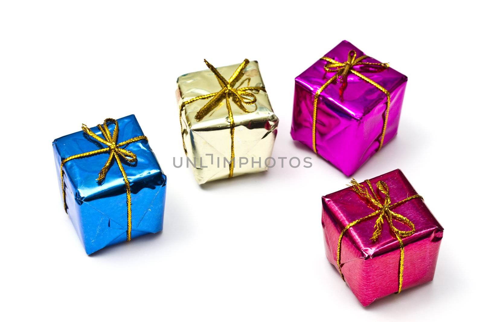 Christmas decorations isolated on white background 
