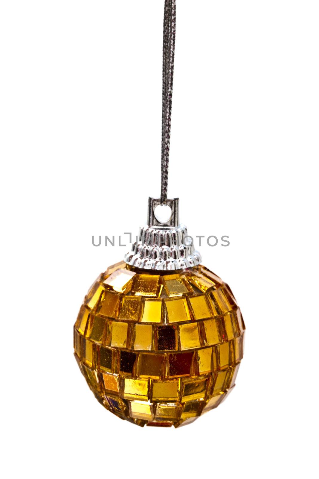 Christmas decorations isolated on white background 
