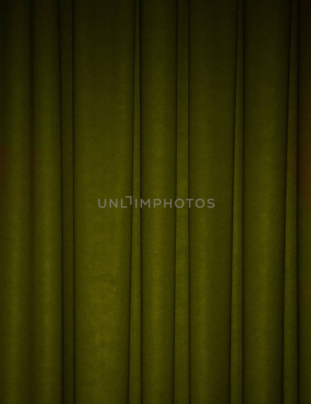 Deep green draped background