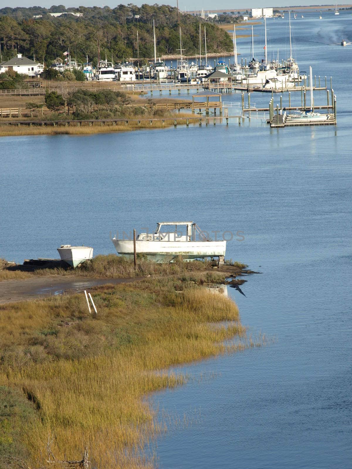 Along the inter-coastal waterway in North Carolina