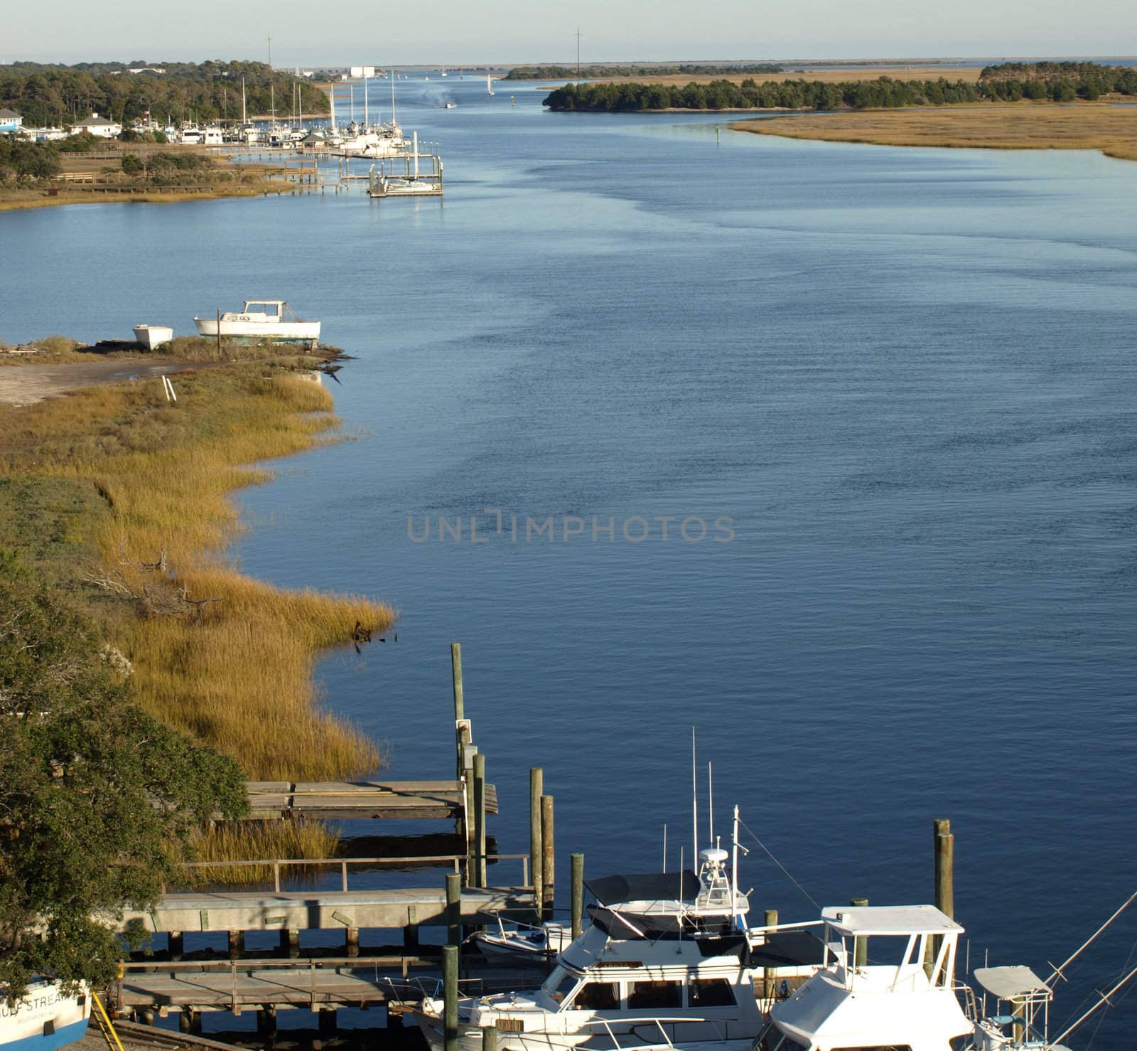 Along the inter-coastal waterway in North Carolina